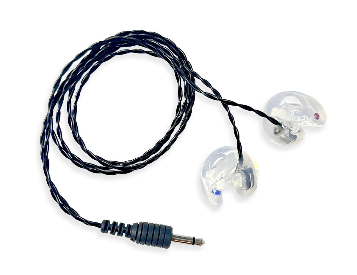 Custom Molded Earpieces for Hearing Protection - Medium Size | 19 Mono Channel | Perfect for Shooting Ranges, Concerts & Industrial Work