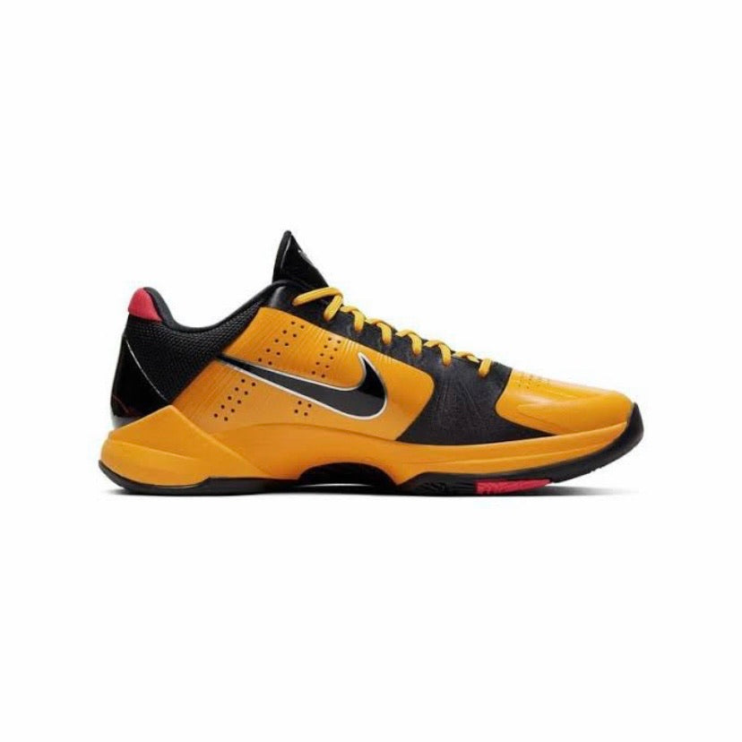Nike Kobe 5 Protro Basketball Shoes - Bruce Lee Inspired Yellow Del Sol & Black Metallic Silver - High-Performance Court Sneakers for Men | Perfect for Indoor & Outdoor Games, Training, and Casual Wear
