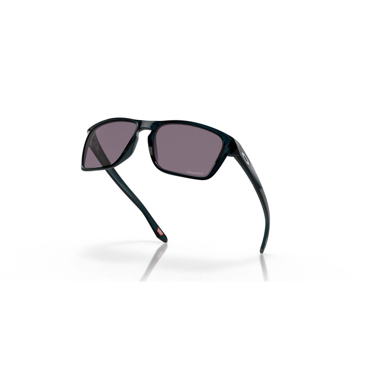 Oakley Sylas Sunglasses for Low Bridge Fit - Trans Poseidon Frame with Prizm Grey Lenses (0OO9448F 944815) - Perfect for Running, Cycling & Outdoor Sports