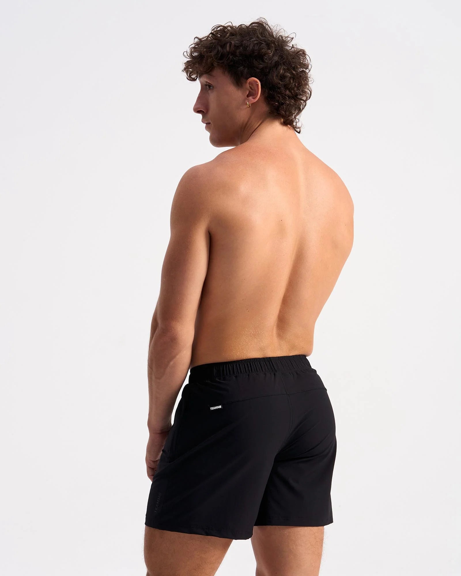 Teamm8 Bolt 5 Short Black - Men's Running Shorts with Pockets for Gym, Jogging & Outdoor Sports