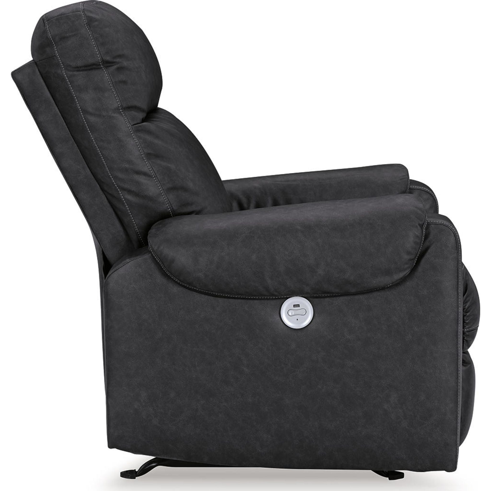 Axtellton Power Recliner Chair with Carbon Fiber Design - Comfortable Electric Lift Recliner for Living Room, Home Theater, and Office Use