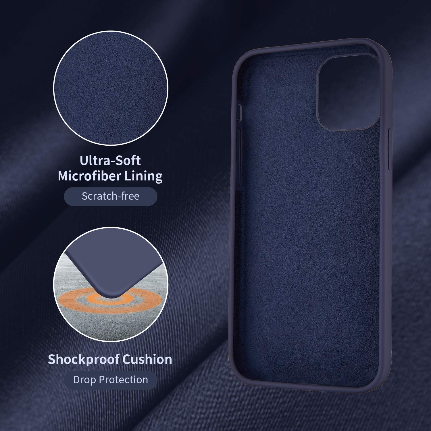 Premium Shockproof Silicone Case for iPhone 12 & iPhone 12 Pro (6.1