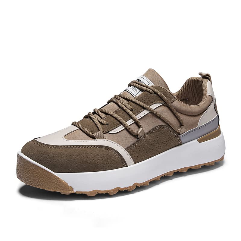 MATERUIEYES Men's Casual Board Shoes - Fashion Sports Running Sneakers with Laces for Walking, Gym & Everyday Wear