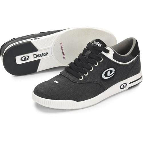 Dexter Men's Kory III Black & White Bowling Shoes - Professional Comfort for League Play & Tournament Bowling
