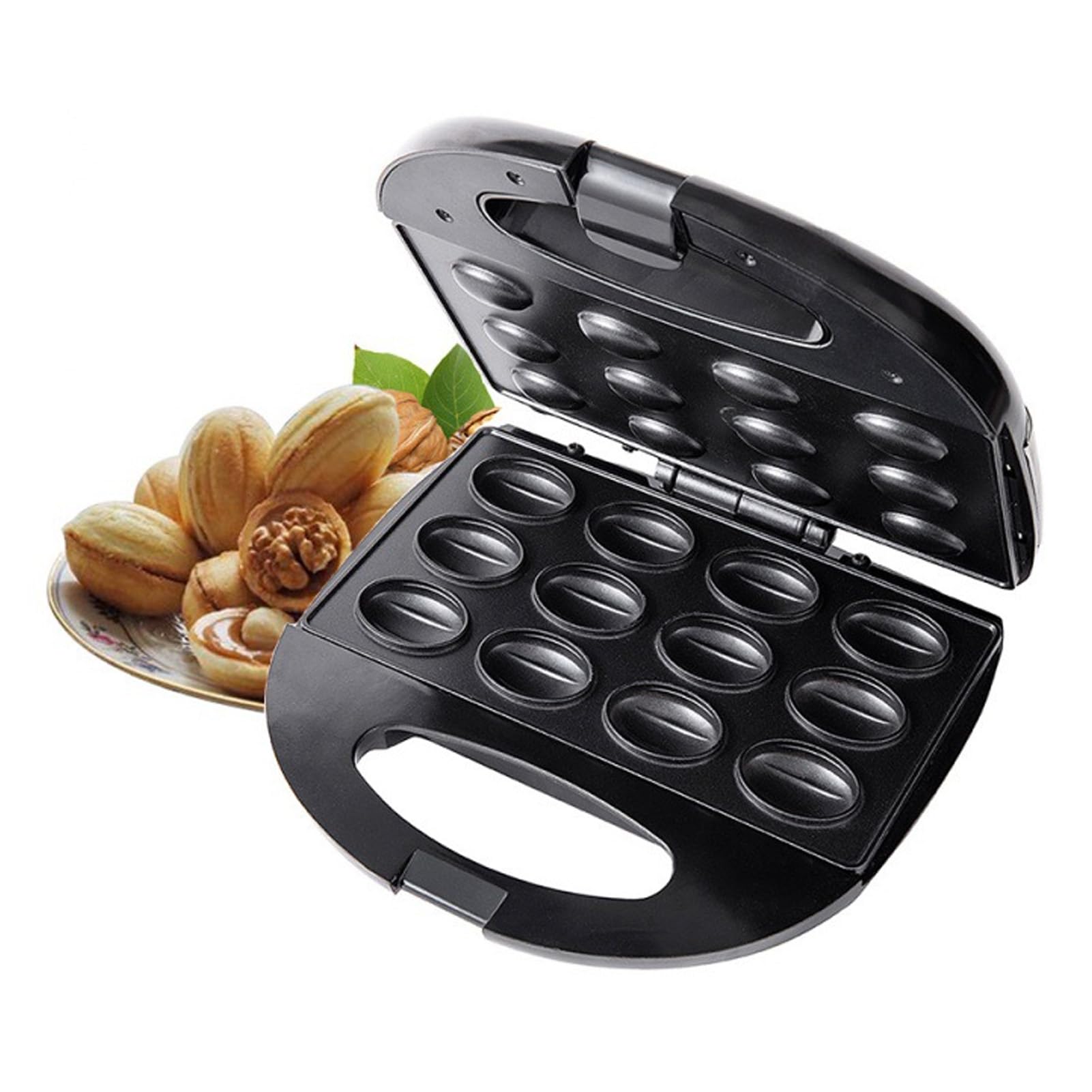 12-Piece Walnut Cookie Maker Set - Oreshki Mold for Homemade Russian Walnut Cookies - Perfect for Baking, Candy Making & Holiday Gifts