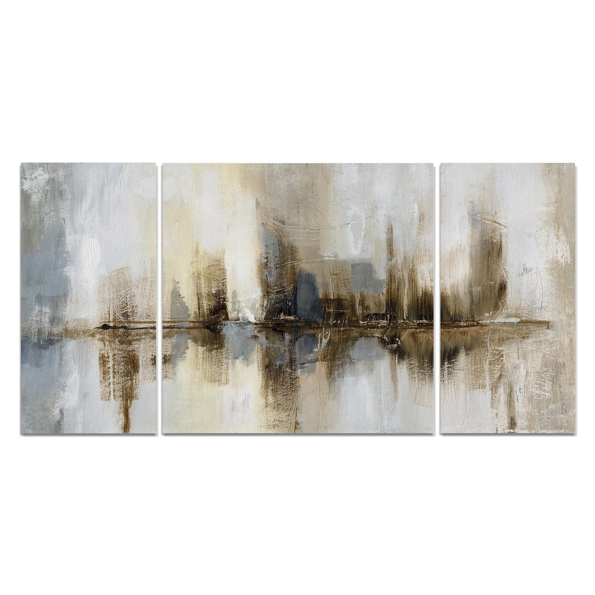 Wexford Home 'Harbor Lights' Premium Multi-Piece Canvas Wall Art Set - 40x80 Inches - Coastal Decor for Living Room, Bedroom & Office