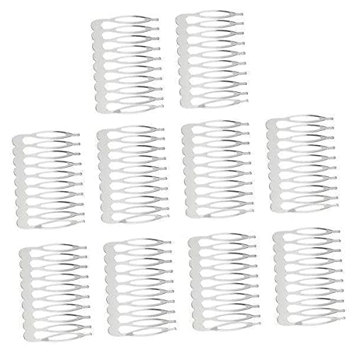 Oshhni 10-Piece DIY Metal Wire Hair Clips Set - 2 Pack for Women & Girls, Decorative Hair Accessories for Parties, Weddings & Everyday Styling