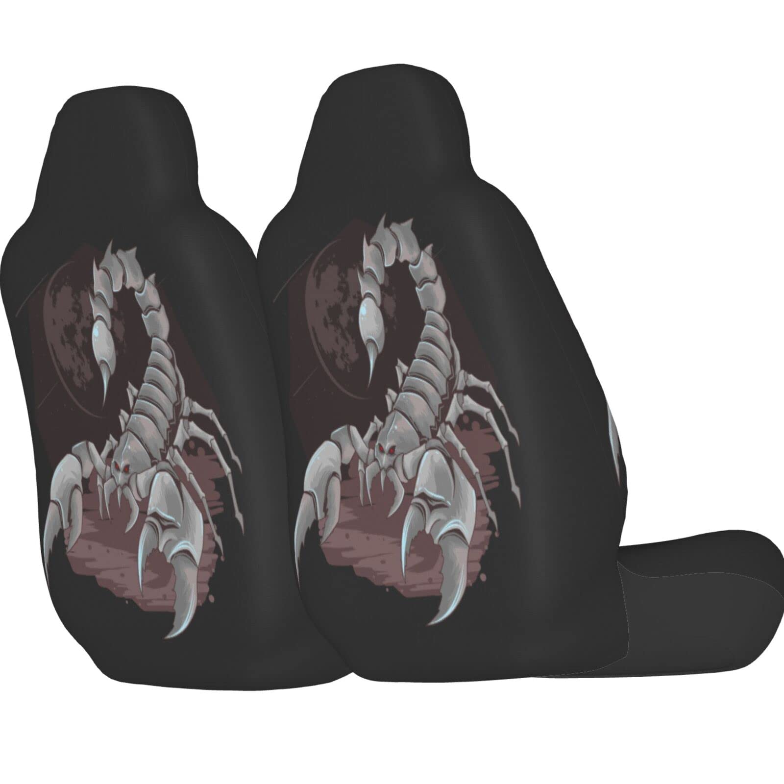 Delerain 2-Piece Universal Car Seat Covers - Premium Front Seat Protectors for Cars, SUVs, Sedans & Trucks | Waterproof & Comfortable Interior Accessories for Daily Commute & Road Trips