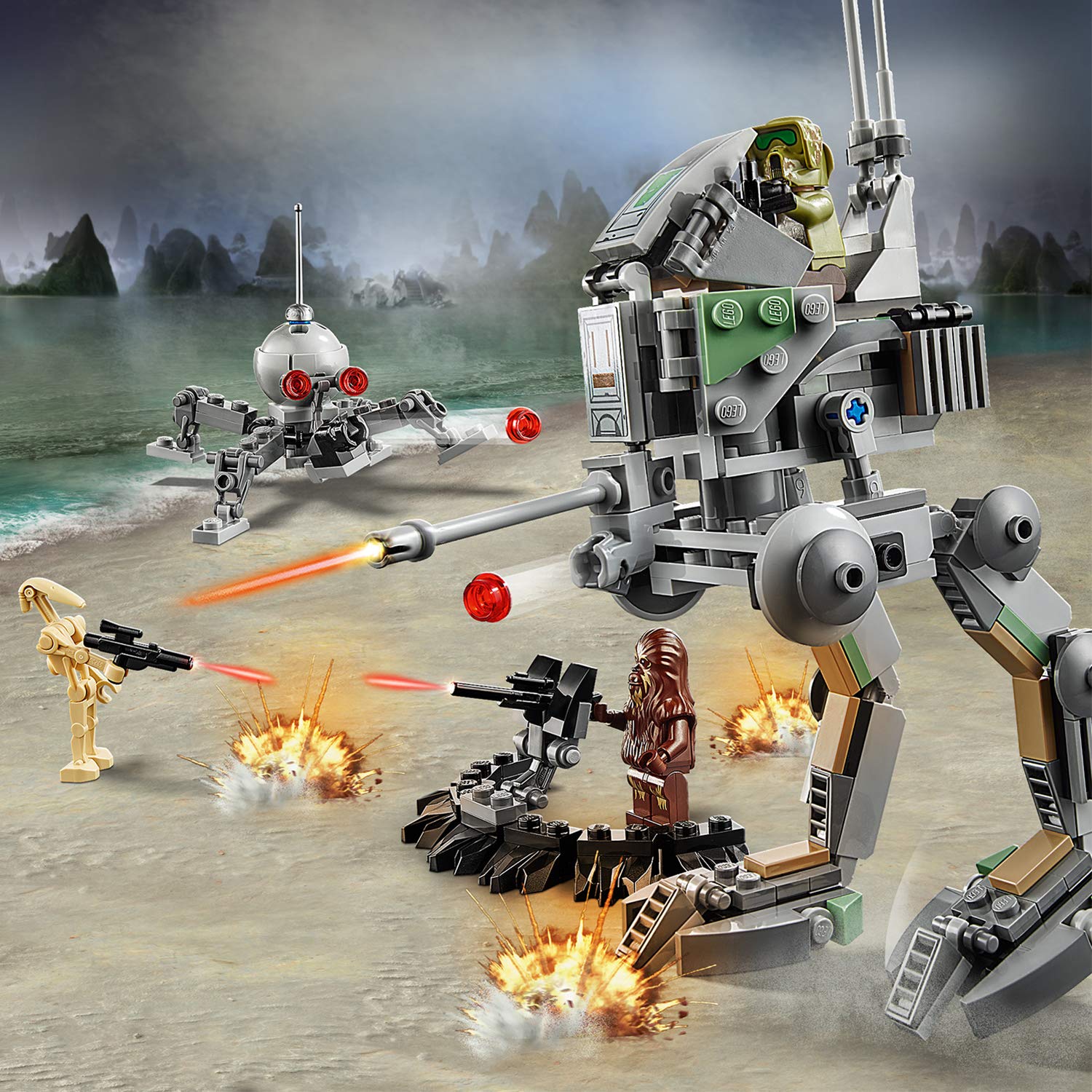 LEGO 75261 Star Wars Clone Scout Walker 20th Anniversary Edition - Buildable Toy for Kids & Collectors - Perfect for Star Wars Fans, Display & Play