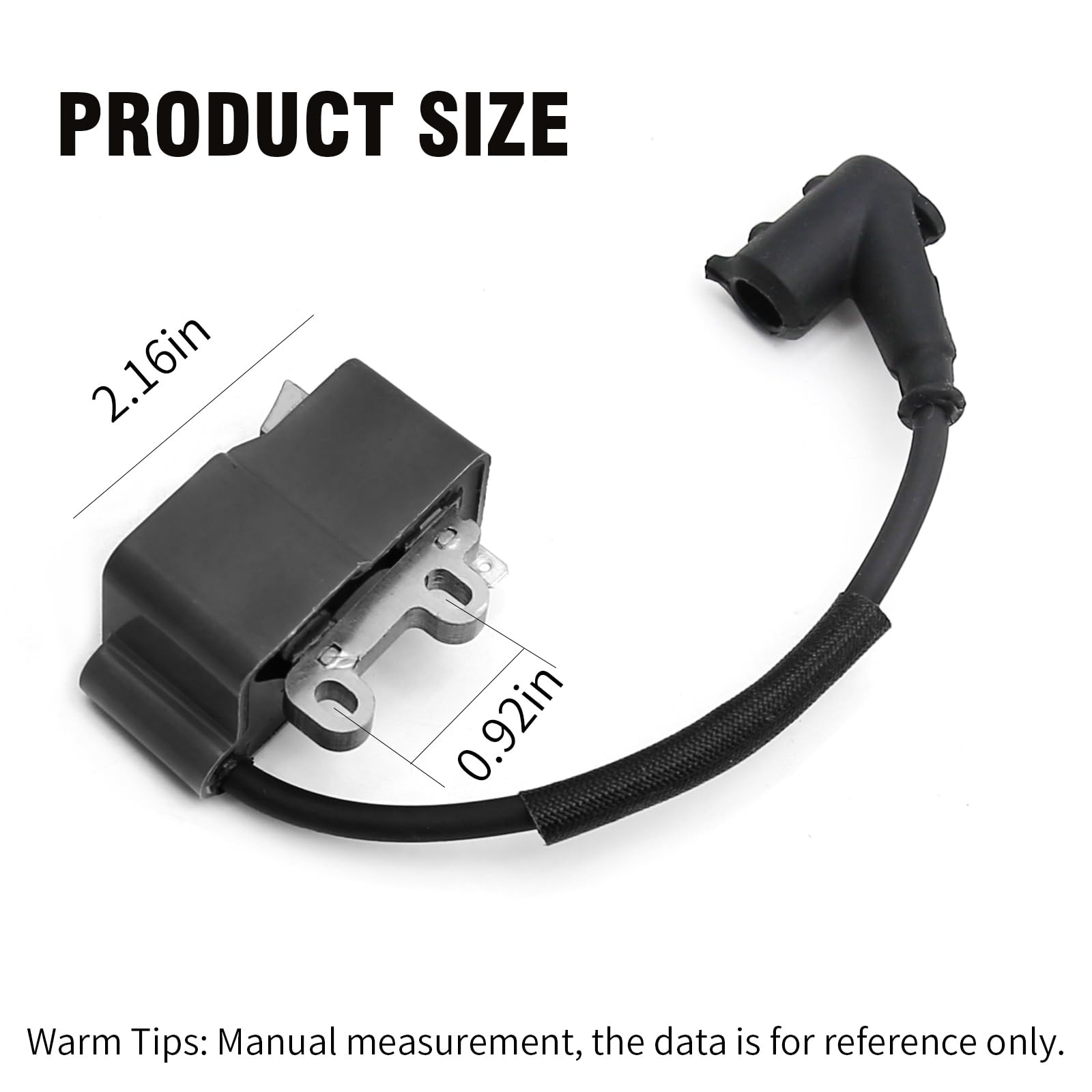 SYOWADA A411000131 Ignition Coil Replacement for Echo Hedge Trimmer SRM225 TC-210 EB212 GT-225 HC-160 HC-180 HC-200 SHC-210 SRM-210 SRM-211 - Compatible with Multiple Echo Trimmer Models - Durable Spark Plug Coil for Reliable Performance - Perfect for Lawn Care, Landscaping & Garden Maintenance