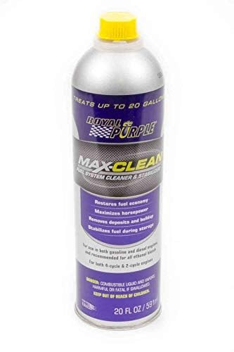 Royal Purple Max-Clean Fuel System Cleaner & Stabilizer - 20 oz (11722) - Premium Gas Treatment for Cars, Trucks & Motorcycles - Improves MPG & Engine Performance