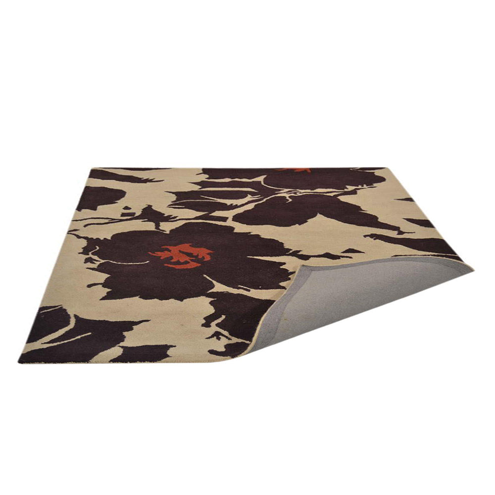 Spider Flower Hand Tufted Rug - Boho Chic Home Decor for Living Room, Bedroom, Nursery | Soft Non-Slip Area Carpet