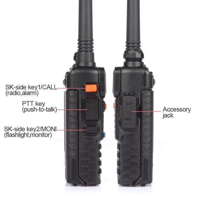 Baofeng BF-F8+ Two Way Radio - Open Box Discontinued Model for Outdoor Adventures, Hiking, and Emergency Communication