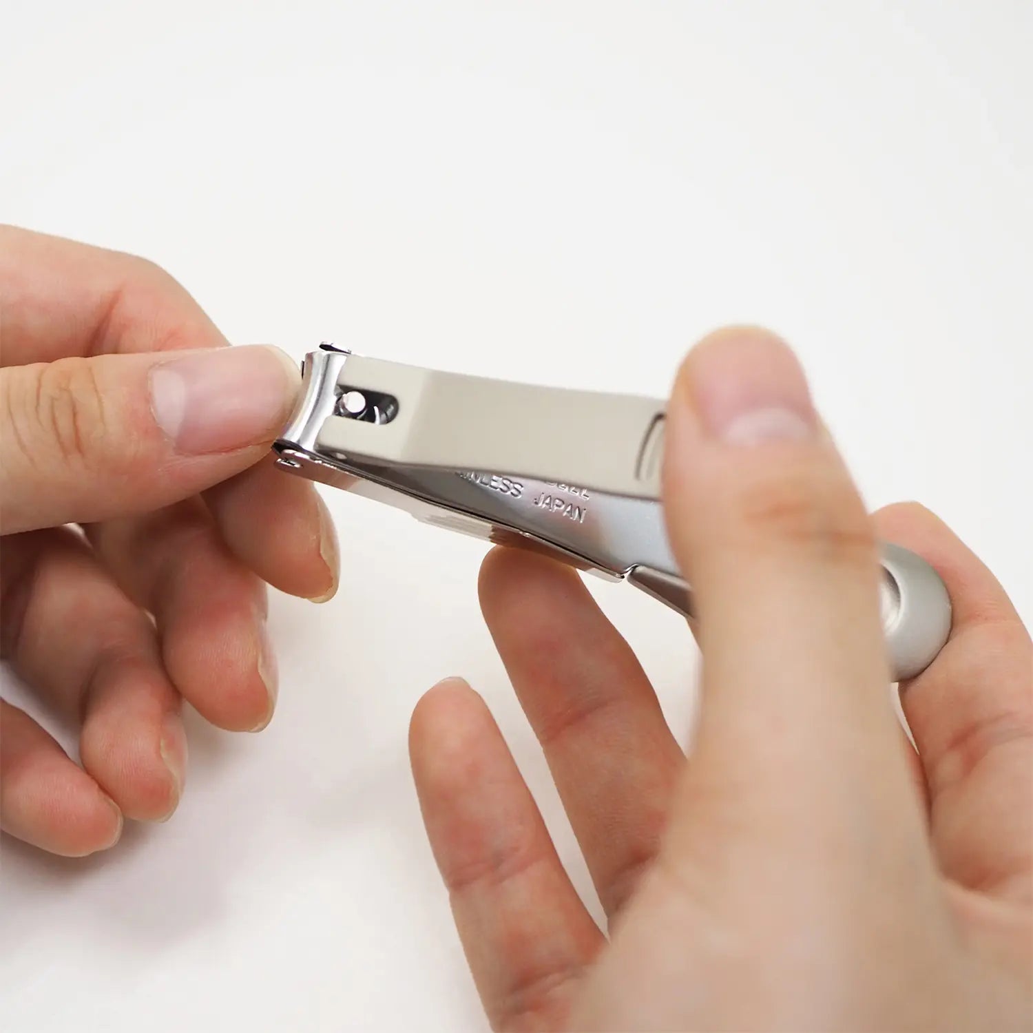 Premium Stainless Steel Nail Clipper with Nail Catcher - Green Bell Compact Nail Trimmer for Travel, Home & Salon Use