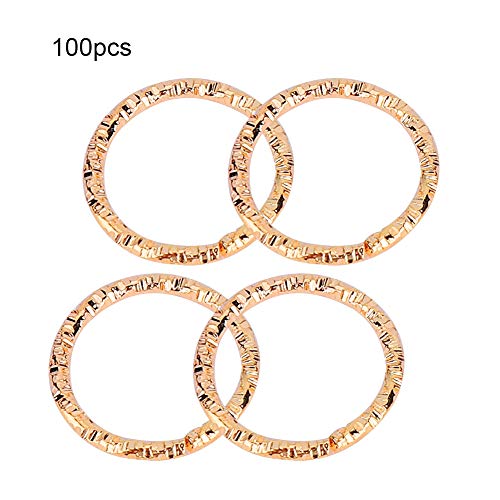 100pcs Gold Hair Braid Rings & Clips - Dreadlock Accessories for Women & Girls - Perfect for Parties, Weddings & Banquets - Secure & Stylish Hair Decoration