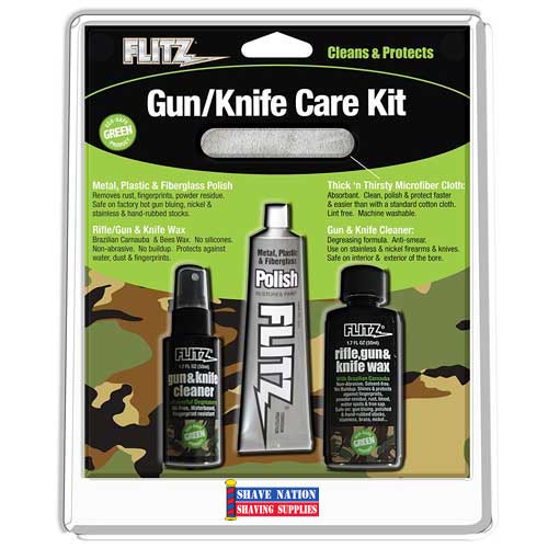 Flitz Gun and Knife Care Kit - Premium Cleaning & Polishing Solution for Firearms, Blades & Tools - Perfect for Gun Owners, Hunters & Outdoor Enthusiasts