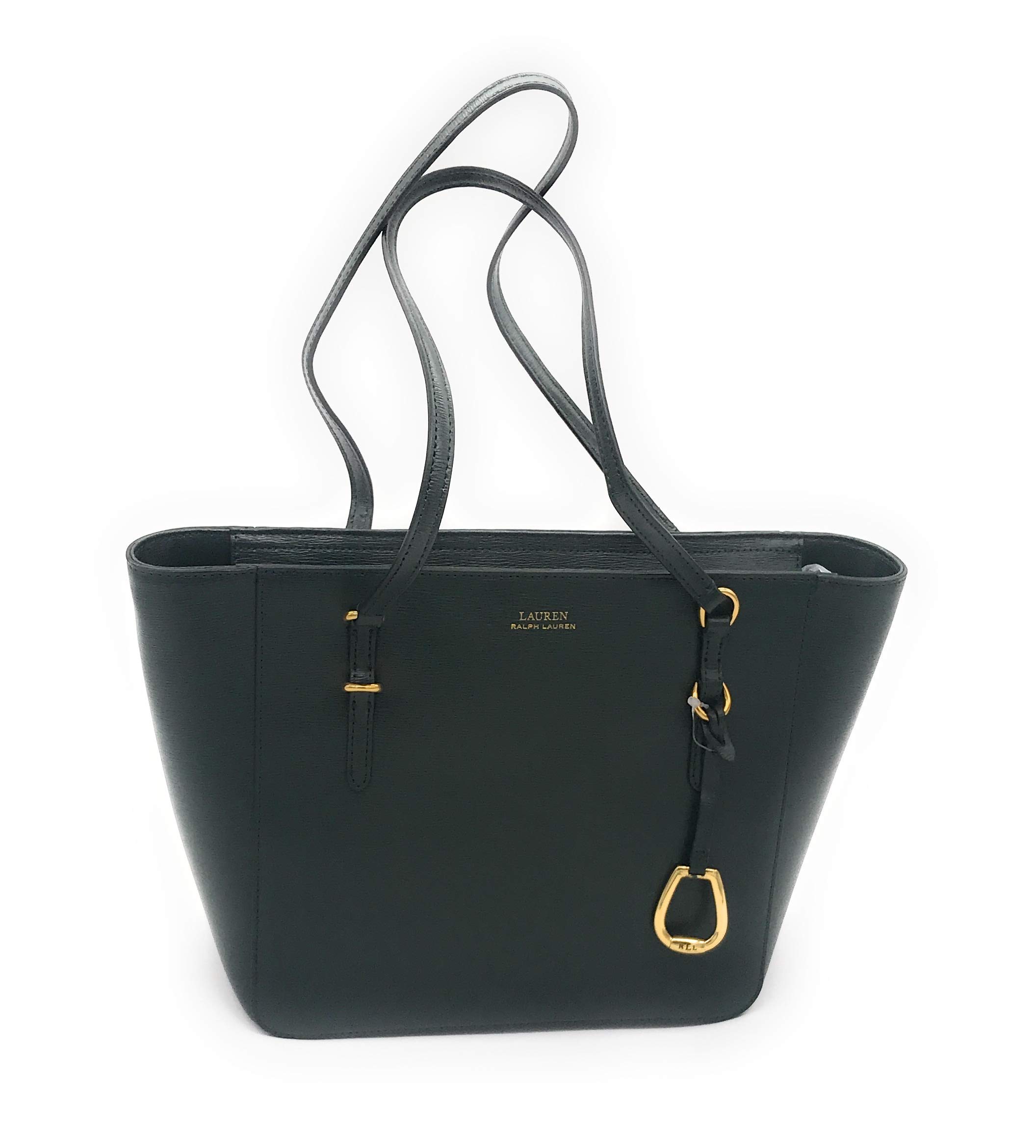 Ralph Lauren Medium Top Zip Tote Bag in Racing Green - Stylish & Spacious Women's Handbag for Work, Travel & Everyday Use