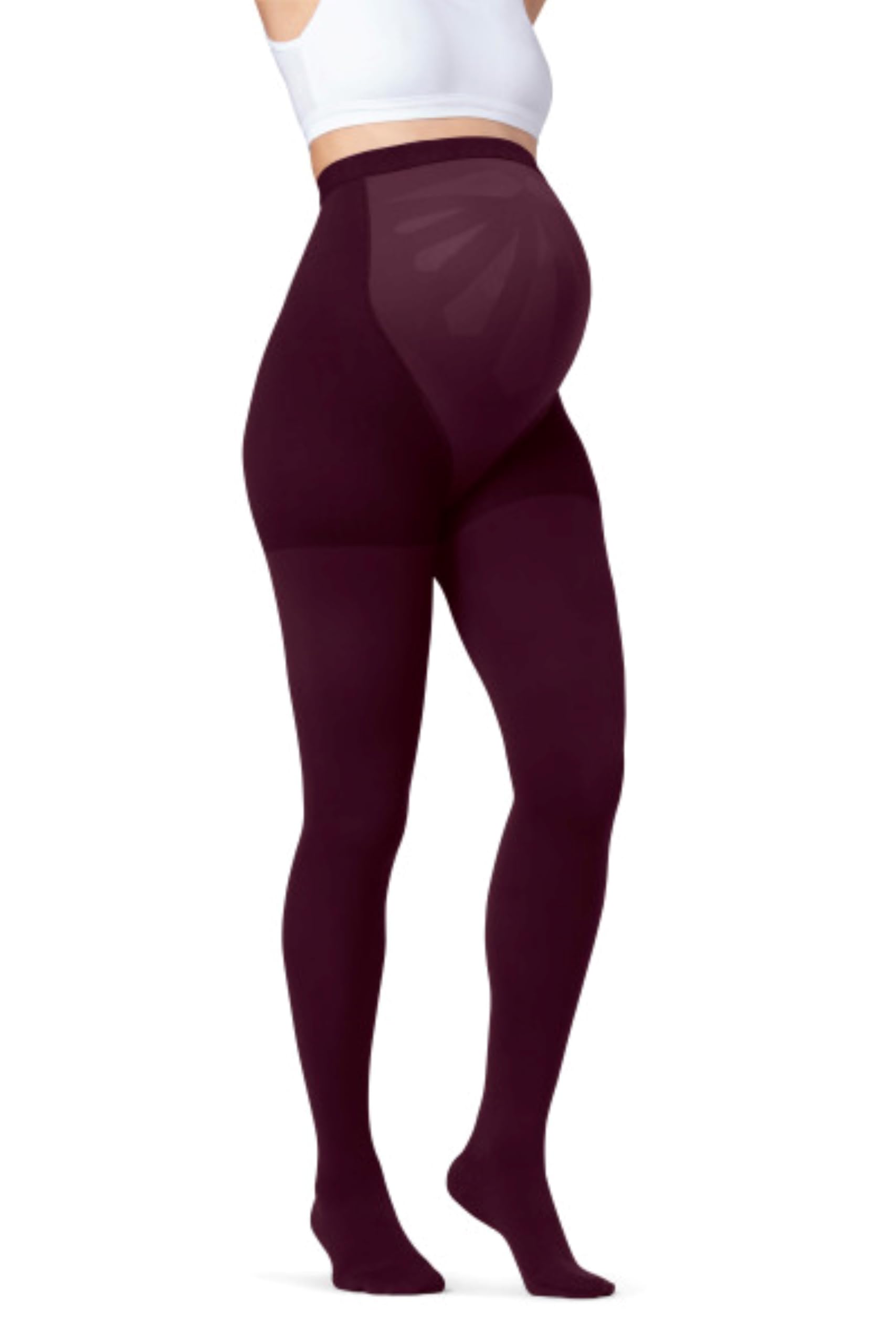 JOBST Maternity Compression Stockings 20-30 mmHg - Waist High Opaque Pantyhose for Pregnancy Swelling Relief & Leg Support (Closed Toe) - Perfect for Work, Travel & Everyday Comfort During Pregnancy