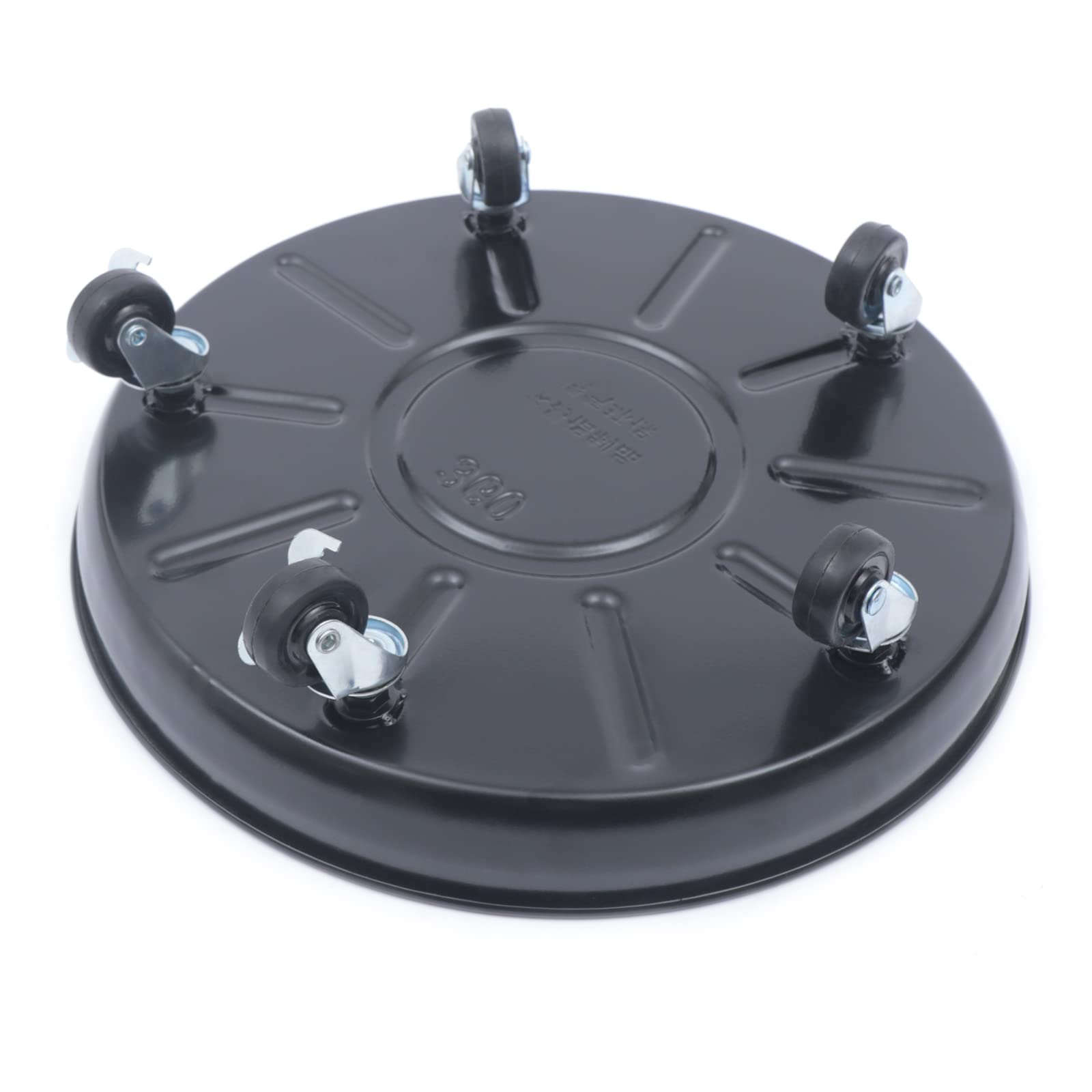 TFCFL 3-Piece 14-Inch Rolling Plant Caddy Set - Heavy Duty Black Plant Stand with Universal Wheels for Indoor/Outdoor Flower Pots | Perfect for Moving Large Plants on Patios, Decks & Greenhouses