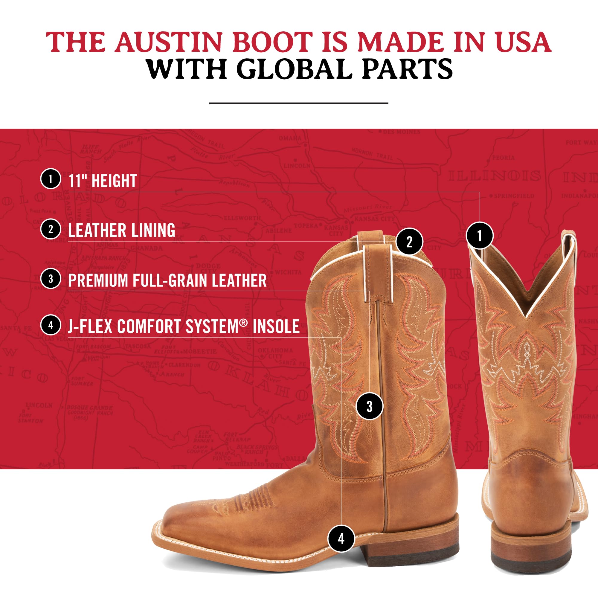 Justin Men's Austin II 11