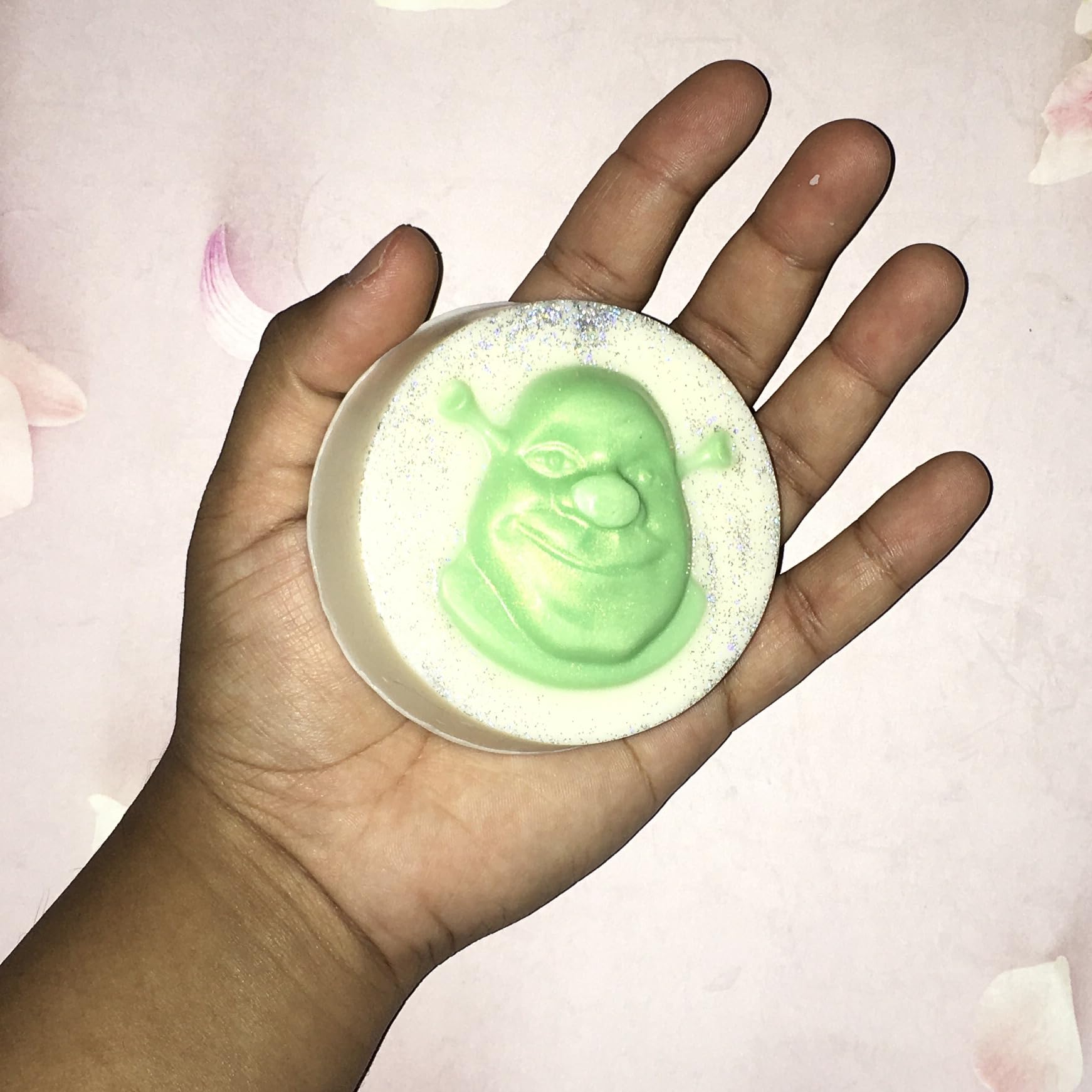 Shrek Themed Handmade Natural Soap for Kids - 100g, Paraben & SLS Free, Animal Shaped, Perfect Birthday & Party Return Gifts - Fun Bath Time for Children