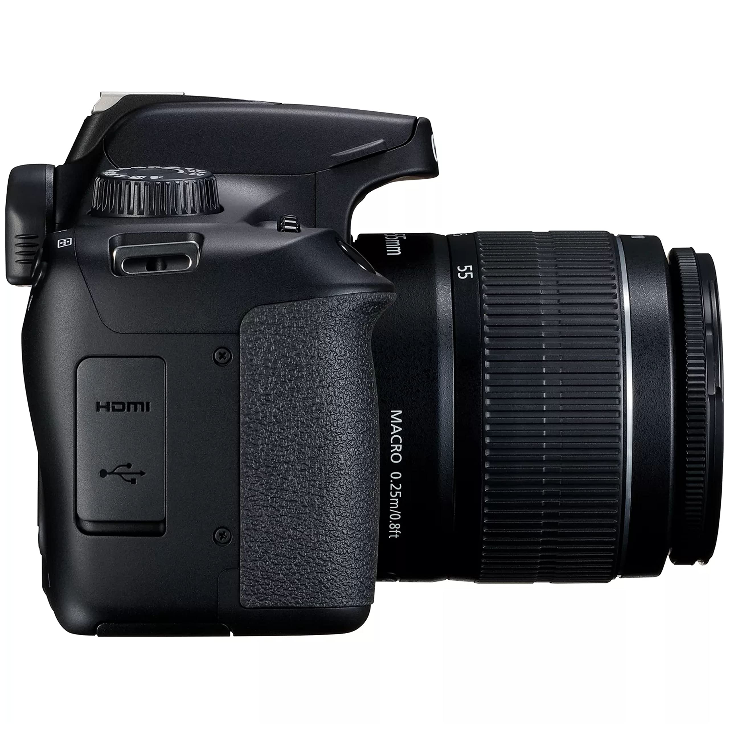 Canon EOS 4000D DSLR Camera Bundle with 18-55mm f/3.5-5.6 Zoom Lens, 32GB SD Card, Carrying Case, Tripod & 28 Accessories - Perfect for Beginners, Travel Photography & Vlogging (Renewed)