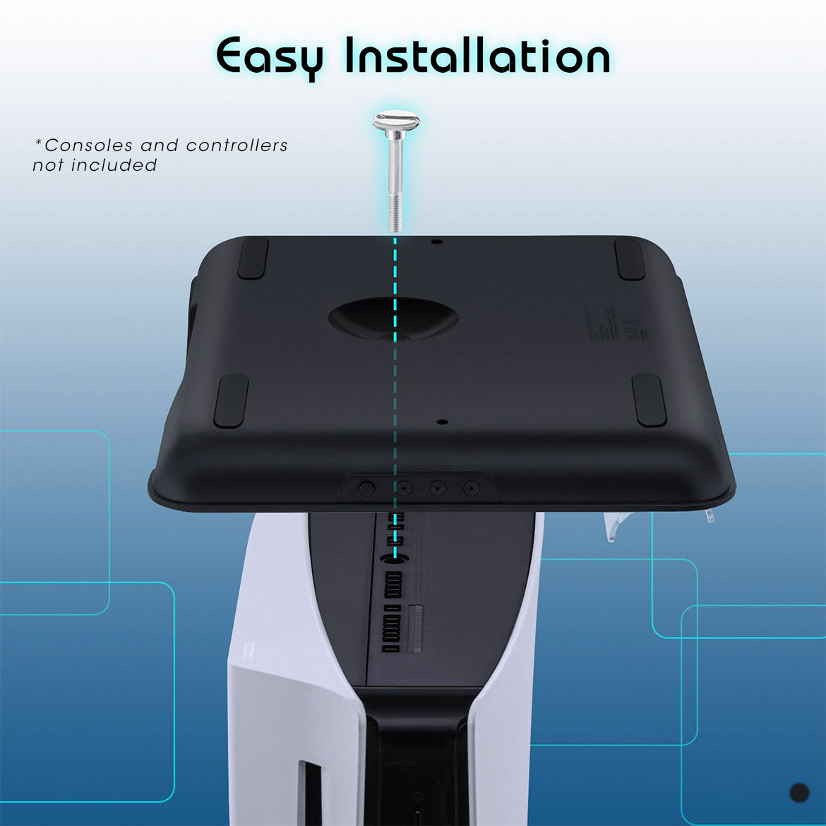 Dobe PS5 Cooling Stand with Fast Charging, Multi-Functional Gaming Accessory for Playstation 5 - Black | Perfect for Long Gaming Sessions & Overheat Protection