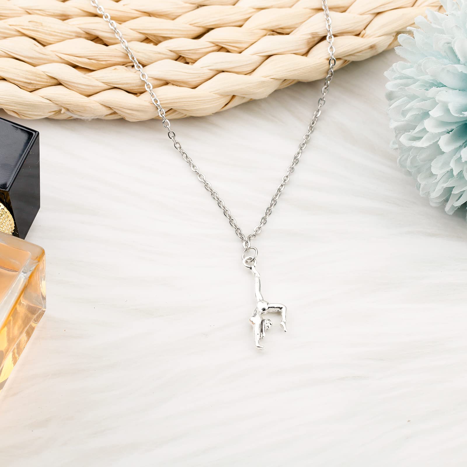 Brave Gymnast Necklace for Women - Inspirational Gymnastics Jewelry Gift for Birthday, Graduation & Team Spirit | Perfect for Athletes, Coaches & Gymnastics Enthusiasts