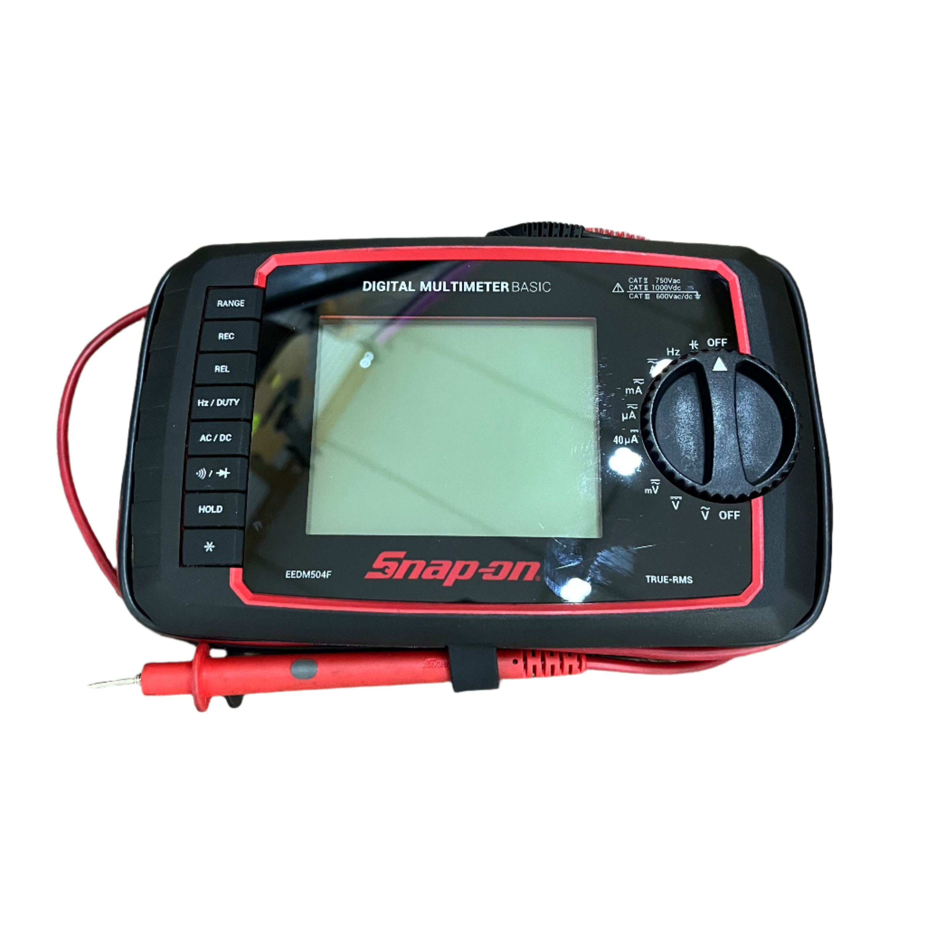 Snap On Digital Multimeter EEDM504F - Professional Auto & Home Electrical Testing Tool for Voltage, Current & Resistance Measurement - Perfect for Electricians, DIY & Car Repairs