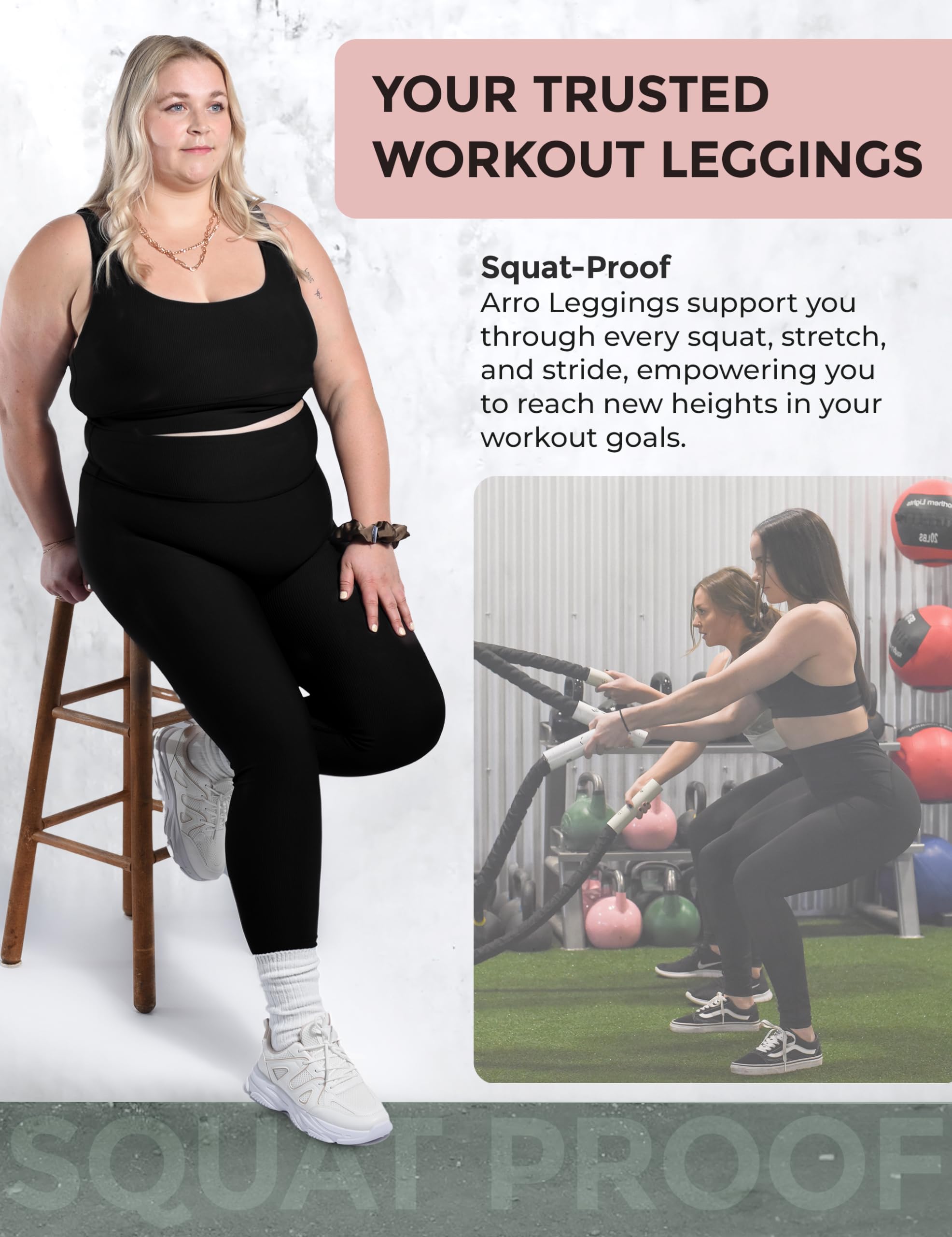 Buttery Soft High Waisted Ribbed Leggings for Women - Tummy Control Yoga Pants with 27