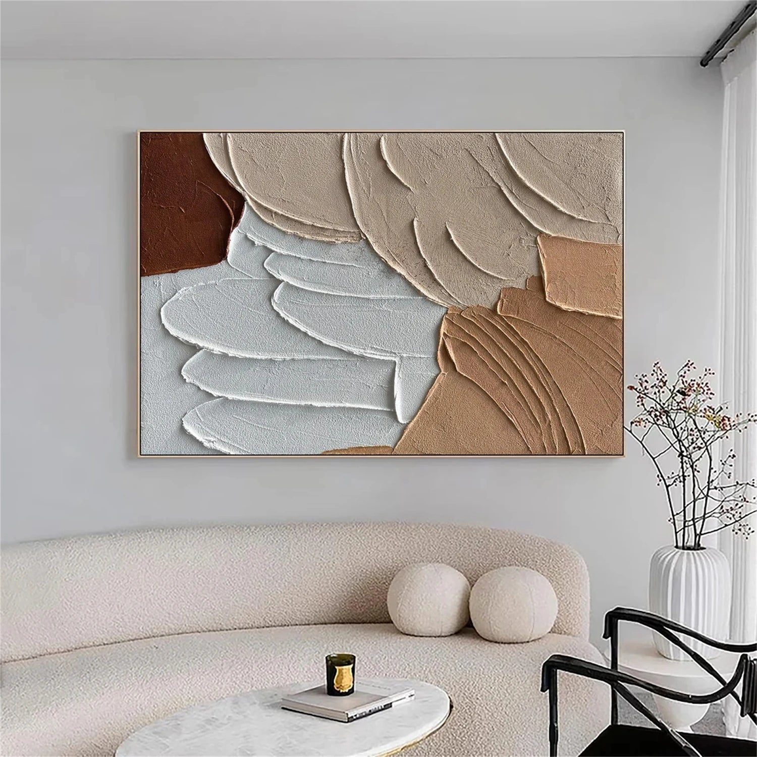 Abstract Painting #AB 263 - Modern Wall Art for Home & Office Decor - Perfect for Living Room, Bedroom or Workspace