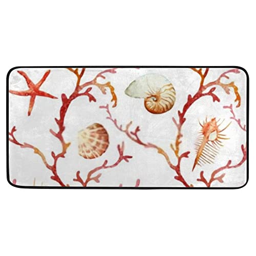 Watercolor Corals Shell