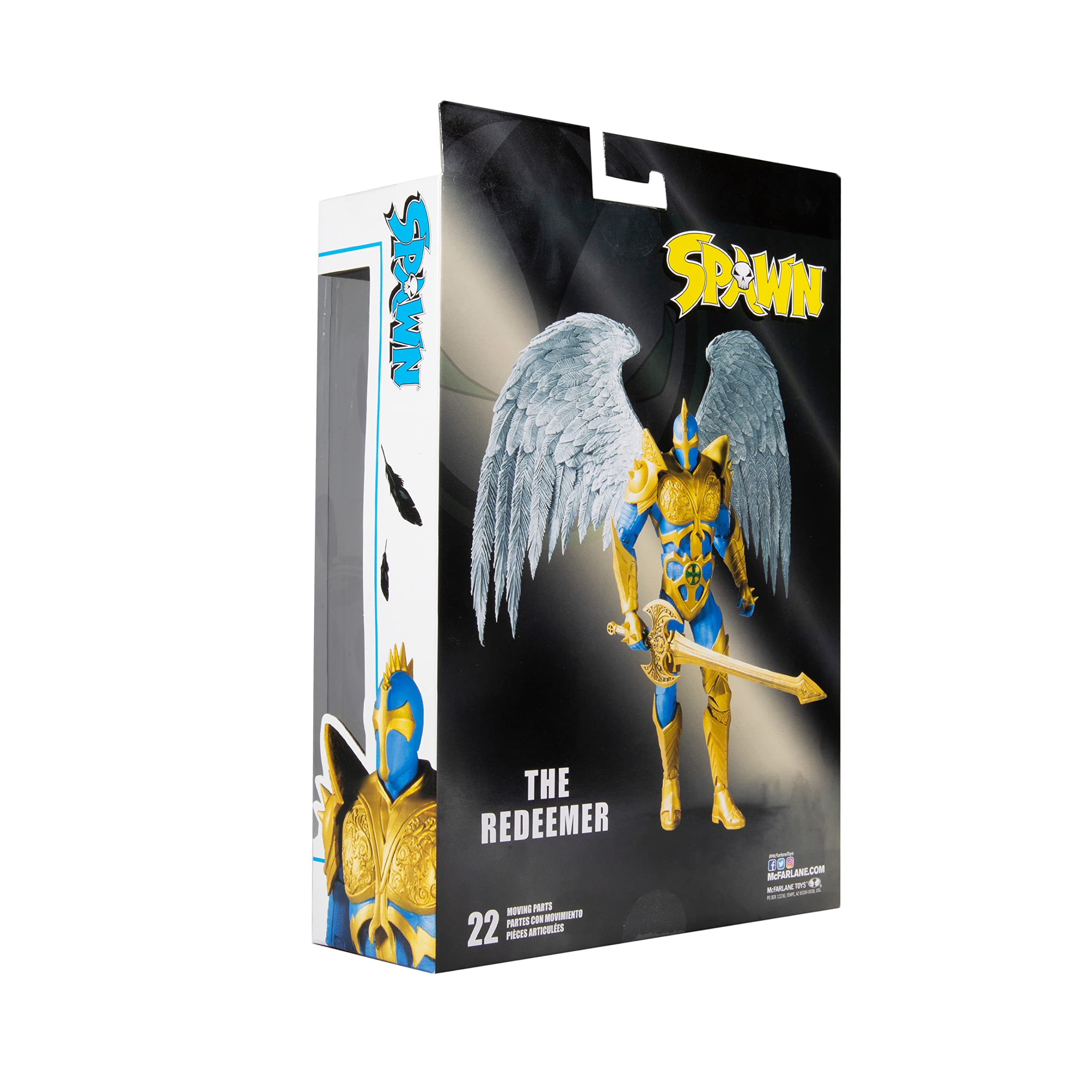 McFarlane Toys Spawn The Redeemer 7-Inch Collectible Action Figure with Weapons & Display Base - Perfect for Comic Book Fans and Collectors