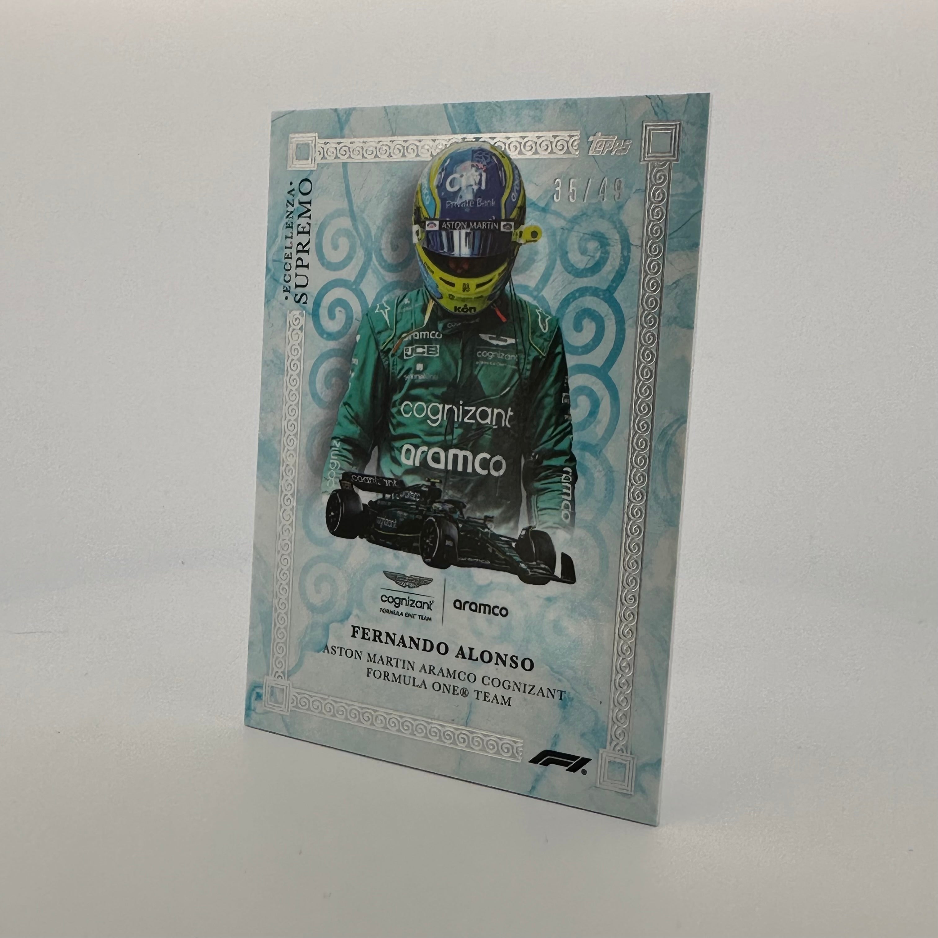 35/49 Aqua Fernando Alonso 2023 Eccellenza Supremo - Premium Collectible Model Car for Racing Fans & Gift Ideas | Display, Collection, Home Decor