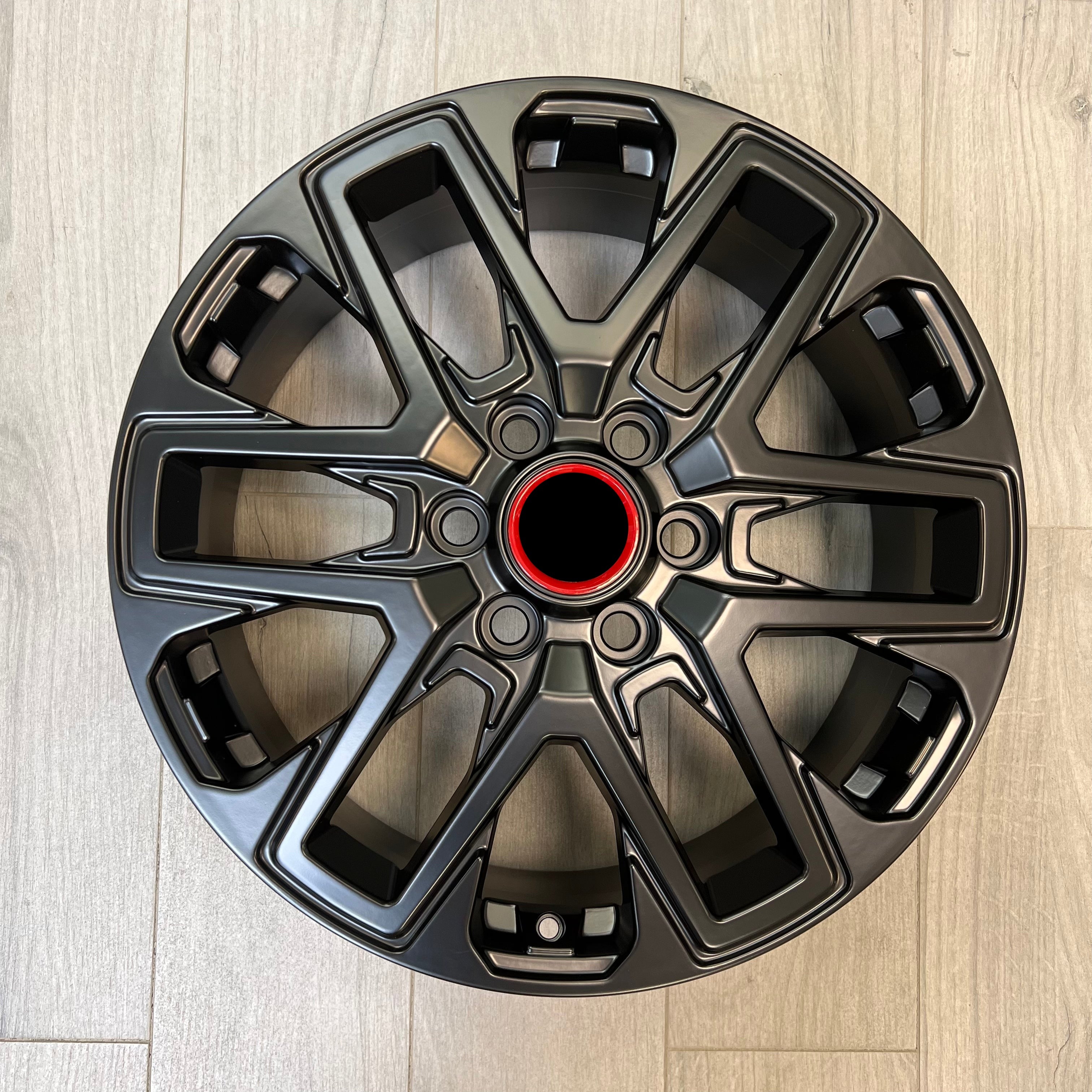 2023 Black Pro Style 20-Inch Wheels for Toyota Tundra & Sequoia - Premium Alloy Rims for Off-Road & Street Performance