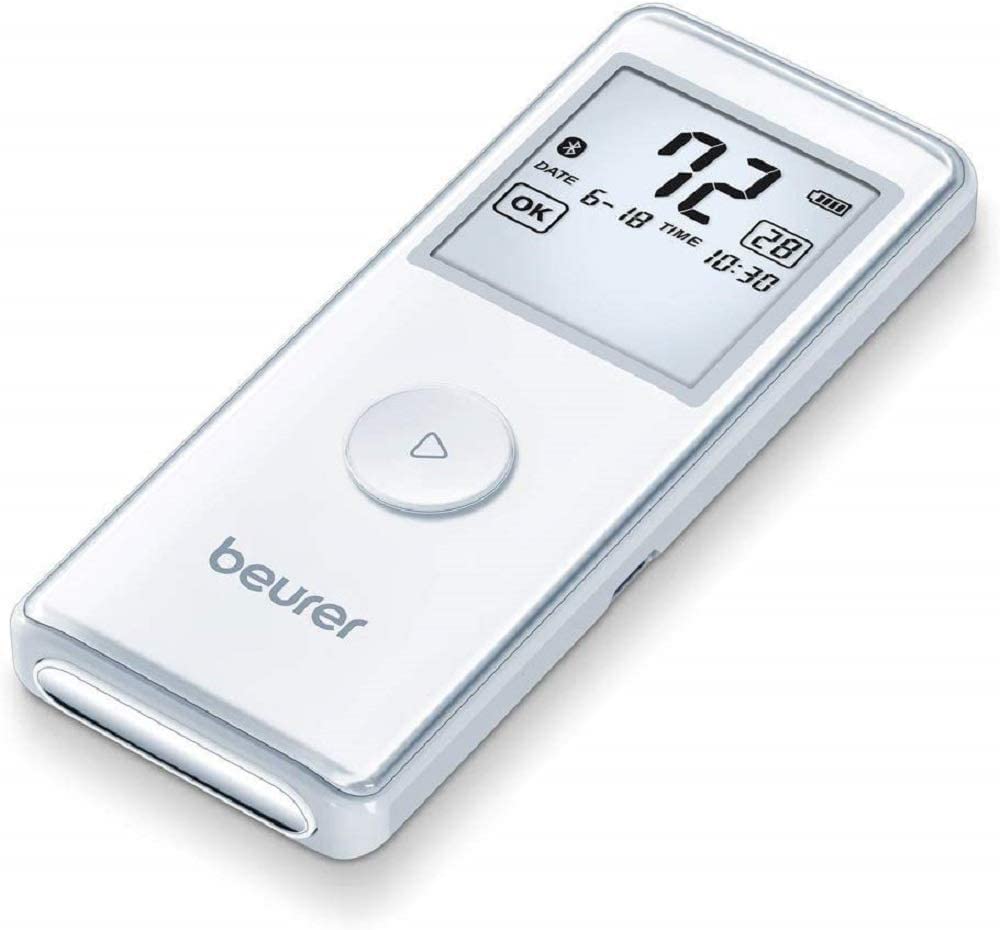 Beurer ME 90 Portable ECG Monitor with USB/Bluetooth Connectivity - Track Heart Health at Home & On The Go