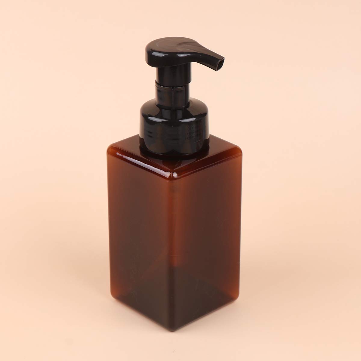 Cabilock 2-Pack Square Foam Soap Dispenser Bottles - Empty Lotion Pump Bottles for Kids, Liquid Soap & Hand Sanitizer - Perfect for Bathroom, Kitchen & Travel Organizer