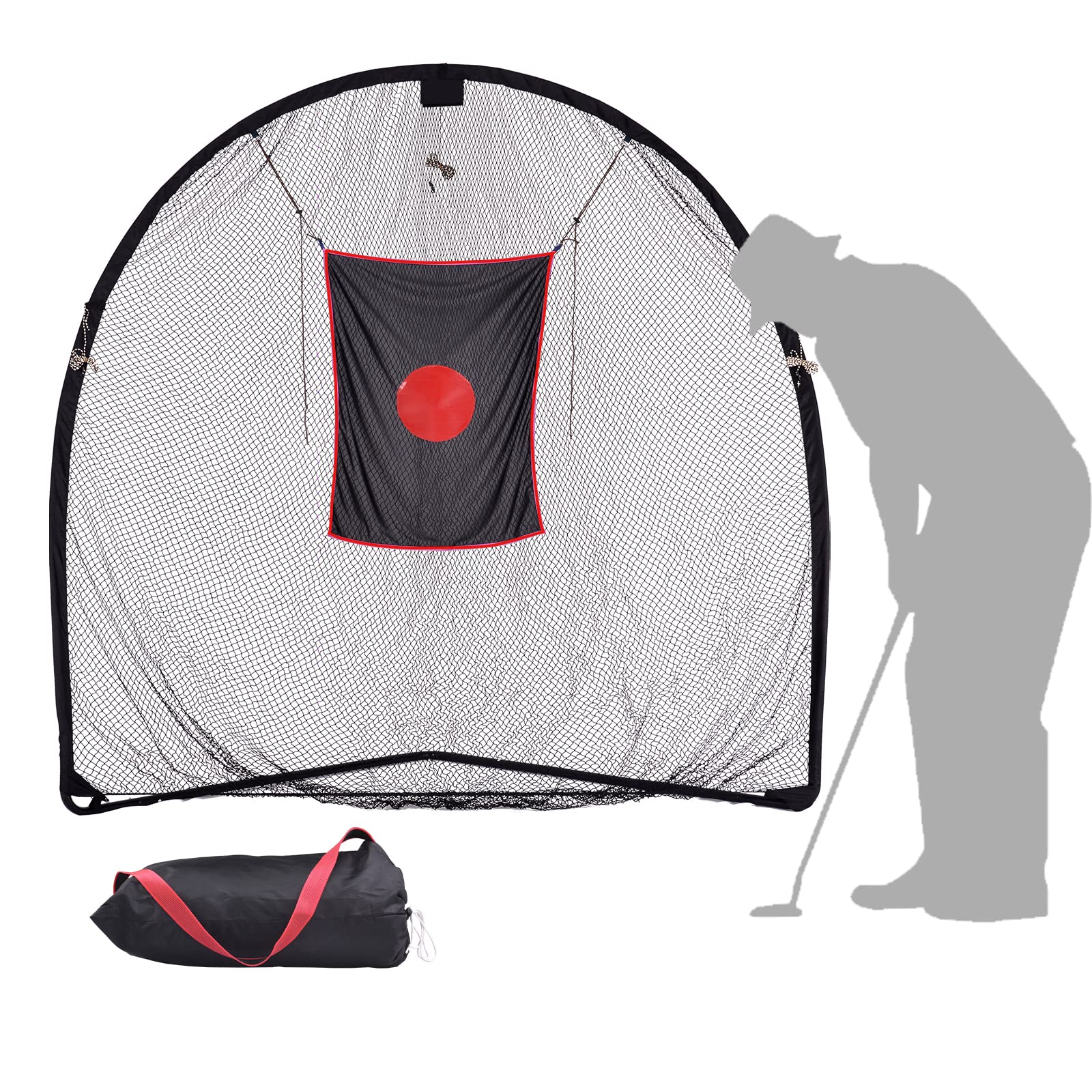 Sharellon Golf Practice Net - Indoor & Outdoor Backyard Driving Range Training Equipment | Perfect for Home Practice, Backyard Golf Sessions & Swing Improvement