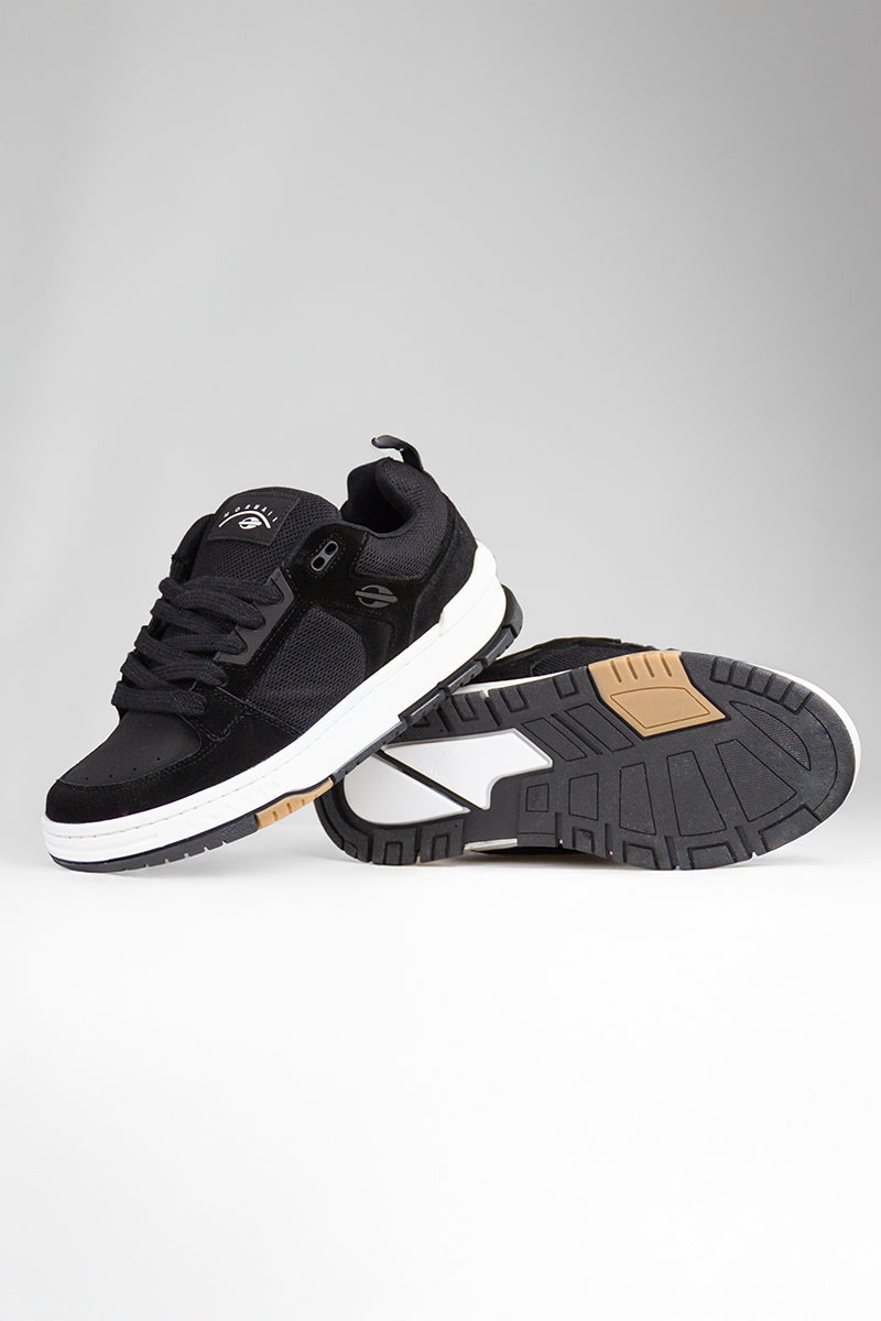 Mormaii Crest Black Running Shoes for Men - Lightweight & Comfortable Sneakers for Jogging, Gym Workouts & Daily Wear