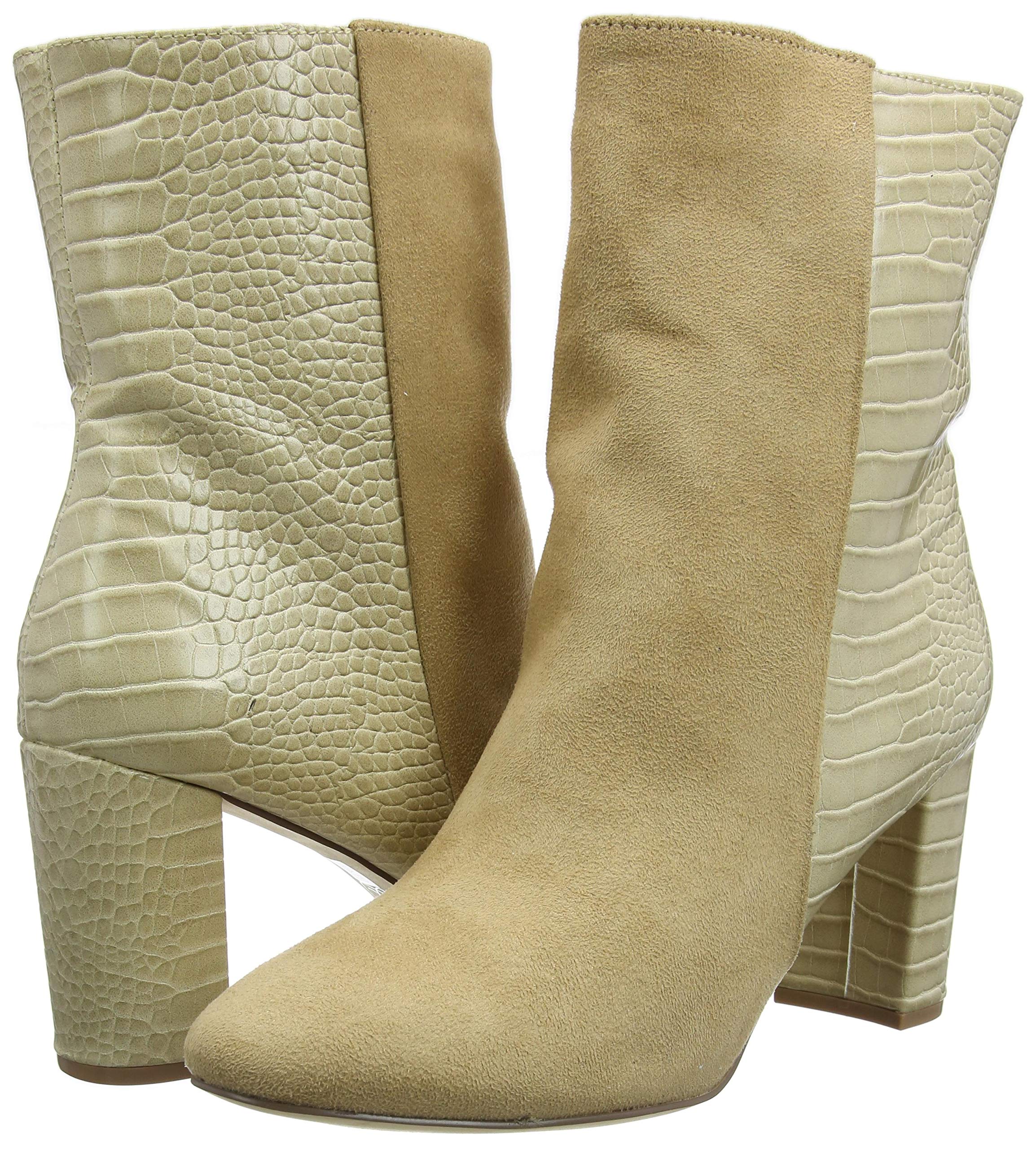 Chinese Laundry Women's Koraline Mid Calf Boots - Stylish Leather Ankle Booties for Fall & Winter - Perfect for Office, Date Night & Casual Outfits