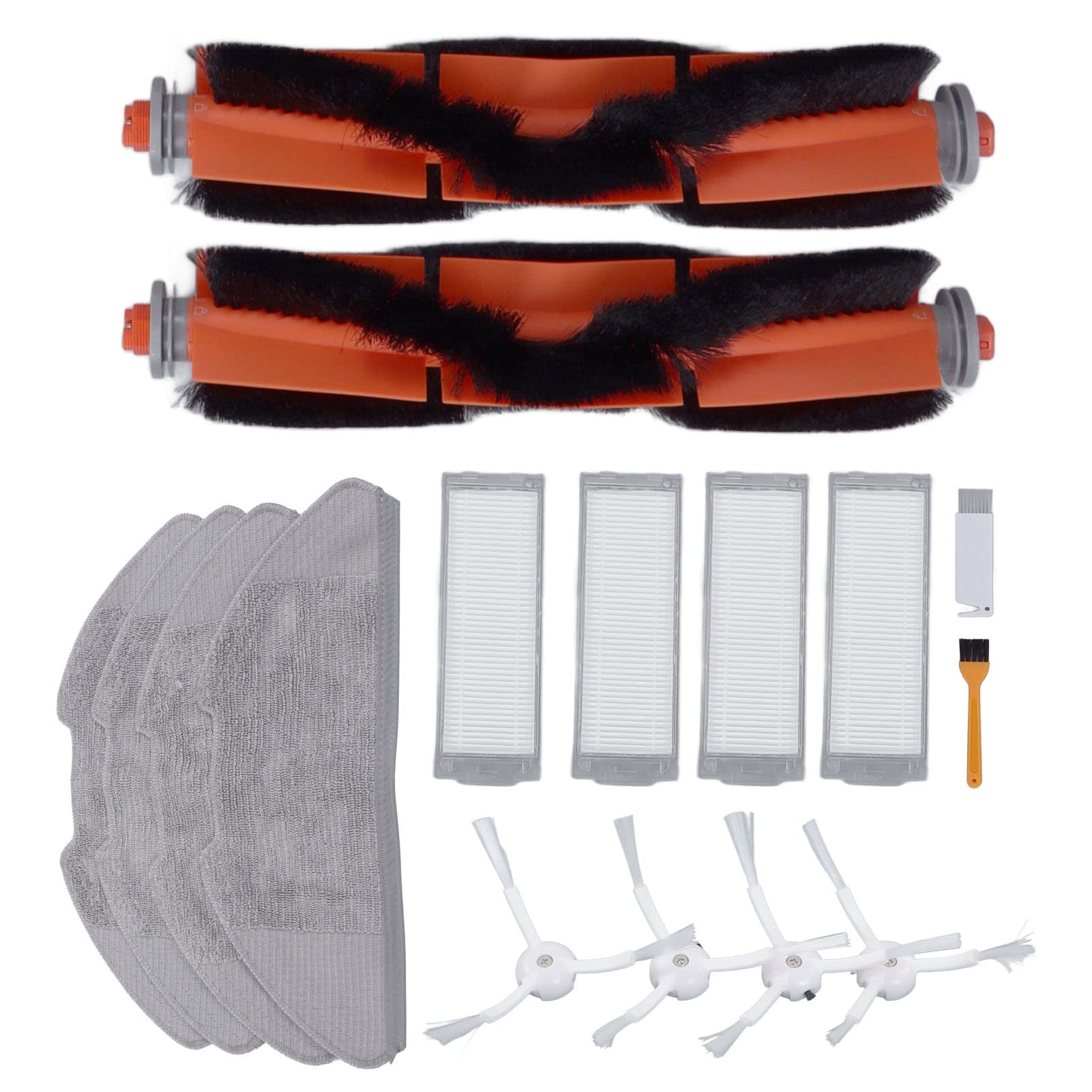 LAVEN Vacuum Cleaner Dust Bags - Compatible with Xiaomi Mi Robot Vacuum Mop 2 Lite/2 Pro/MJSTL/MJST1S - Replacement Parts for Efficient Cleaning - Perfect for Hardwood Floors, Carpets & Pet Hair Removal