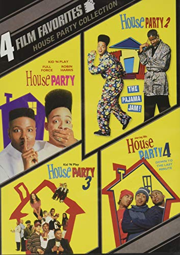 4 Film Favorite: House Party Collection - Classic Comedy Movies for Fun Gatherings & Movie Nights