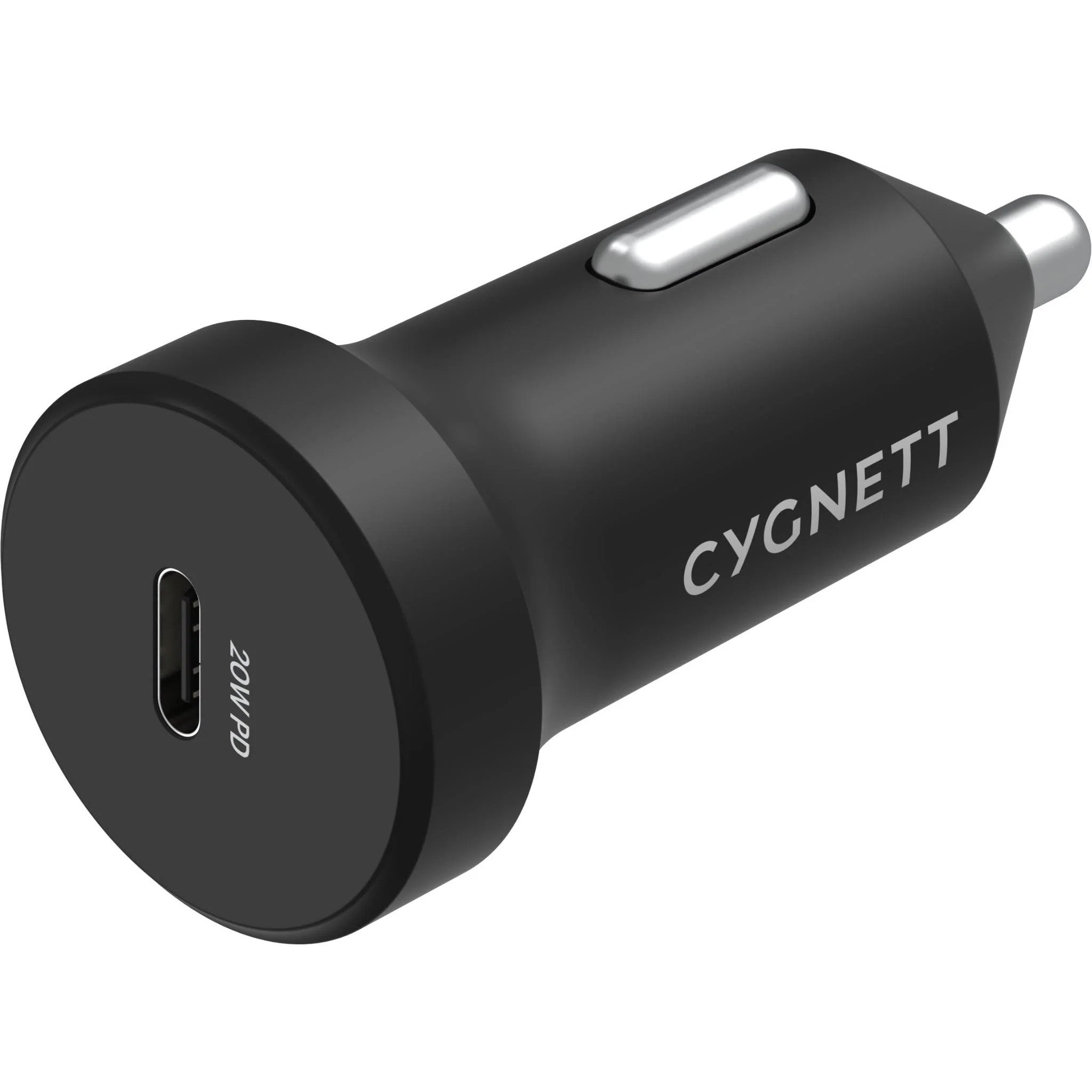 Cygnett 20W USB C Fast Car Charger - Dual Port PD & QC 3.0 for iPhone 15/14/13, Samsung Galaxy - Perfect for Road Trips & Commuting
