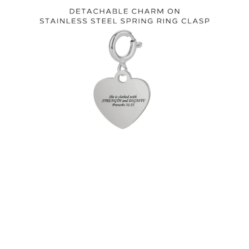 Personalized Engraved Charms with Detachable Clasp - Custom Name Jewelry for Necklaces & Bracelets - Perfect for Gifts, Anniversaries, and Special Occasions - $10.00
