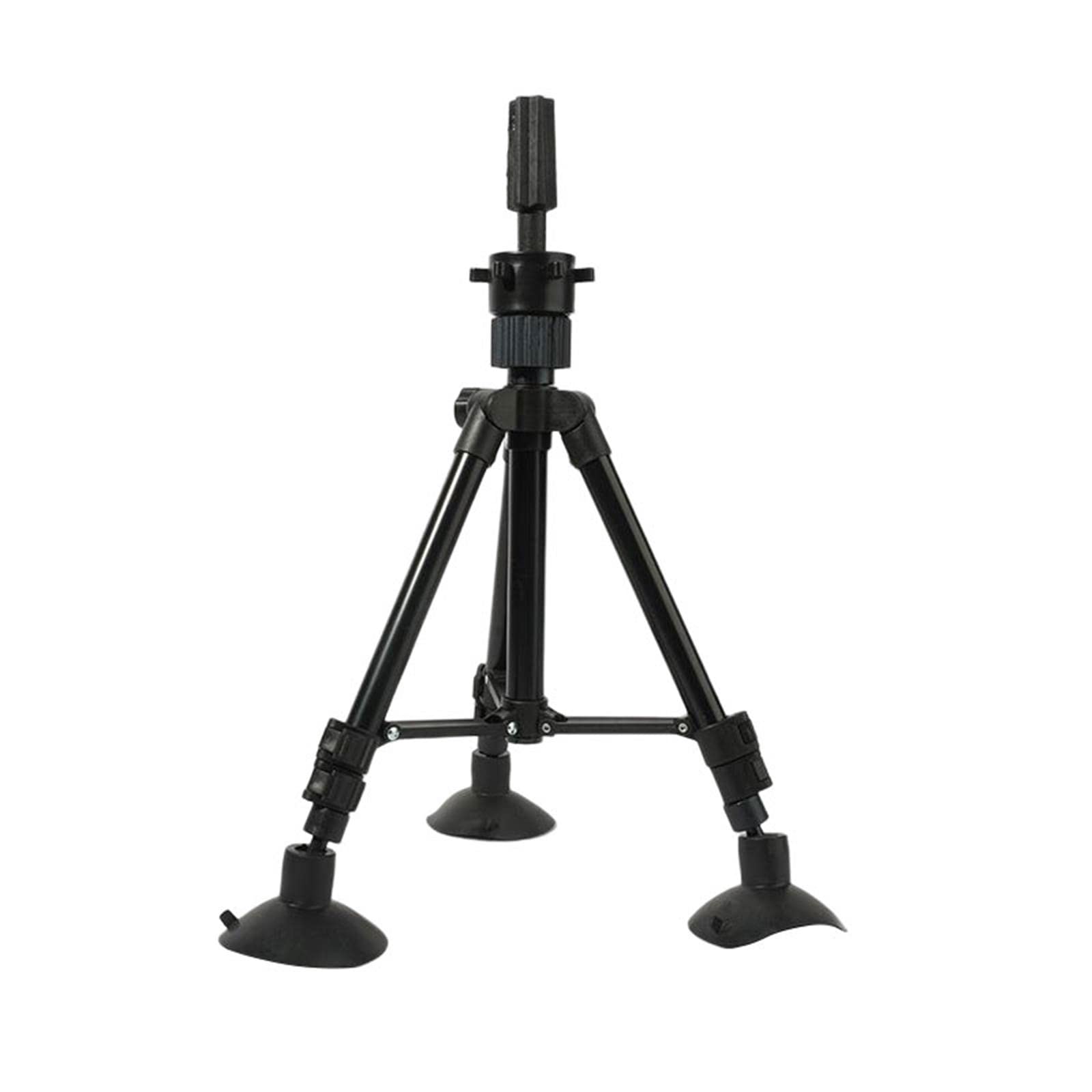 Professional Portable Wig Tripod Stand for Cosmetology & Hairdressing Training (38-75cm Adjustable Height) - Perfect for Salon Styling, Beauty School Practice & Home Hair Care