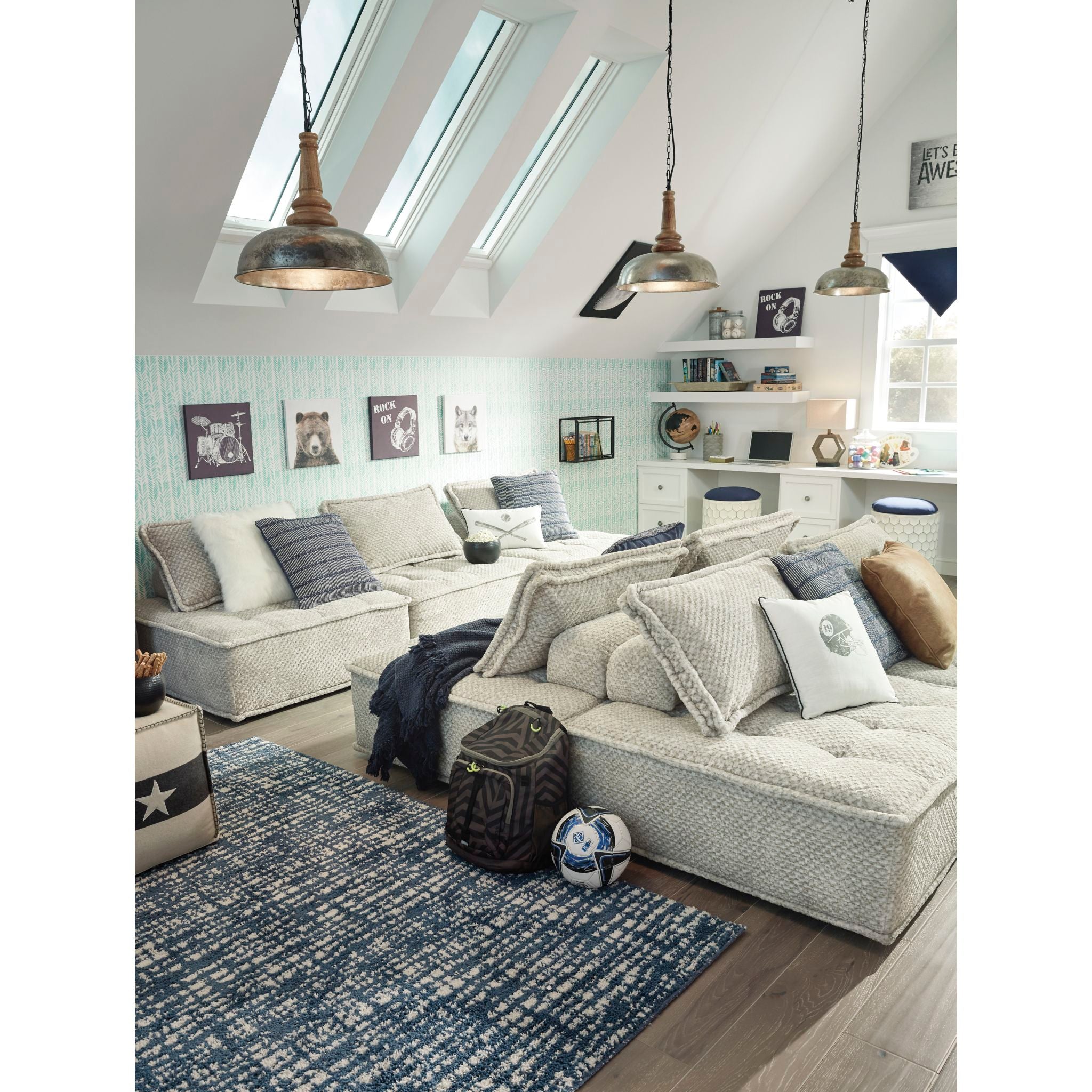 2-Piece Modular Sectional Sofa Set - Modern L-Shaped Couch for Living Room, Lounge & Office - Comfortable & Stylish Home Furniture