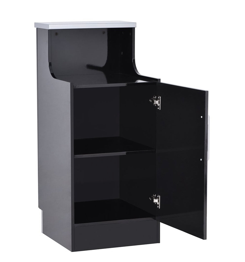 Janus Prime LED Lighted Reception Desk with Storage - Modern Office Furniture for Lobby, Waiting Area & Front Desk - Energy Efficient Lighting Solution for Professional Spaces