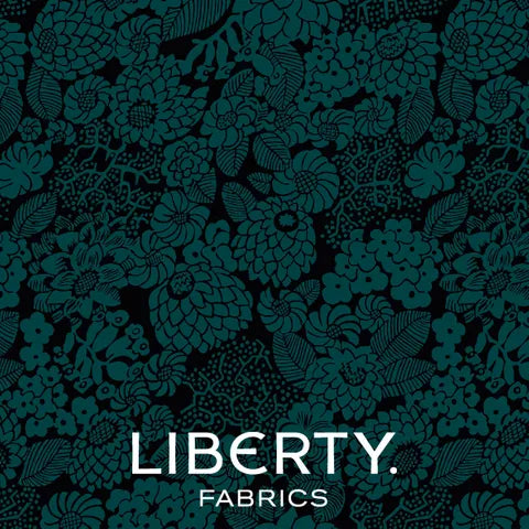 Liberty Fabrics Arthurs Garden 2 01667318B Dahlia Garden - Premium Cotton Fabric for Quilting, Dressmaking & Home Decor