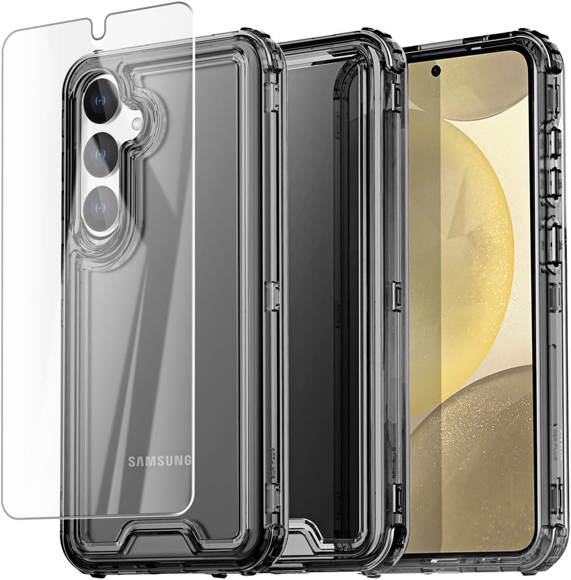 Grey with Glass Protector_3 in 1