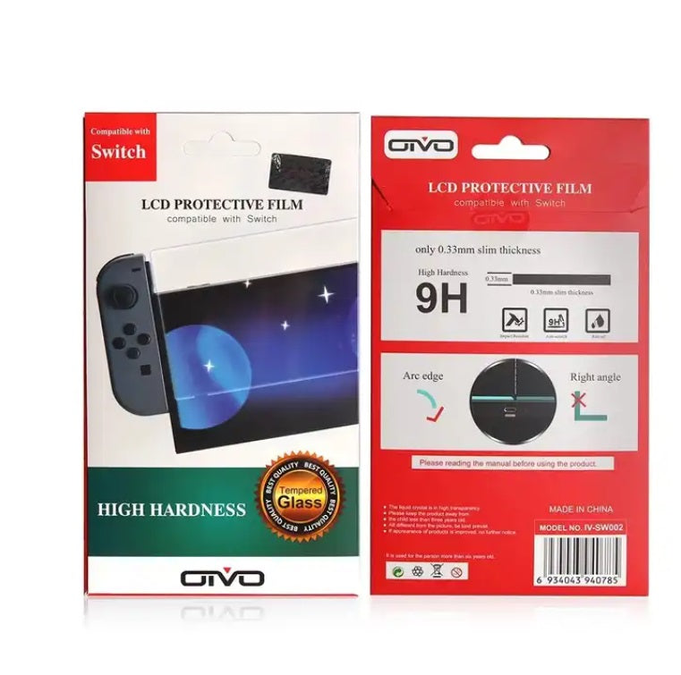 Nintendo Switch Screen Protector - Tempered Glass, Anti-Scratch & Bubble-Free - Perfect for Gaming, Travel & Everyday Protection